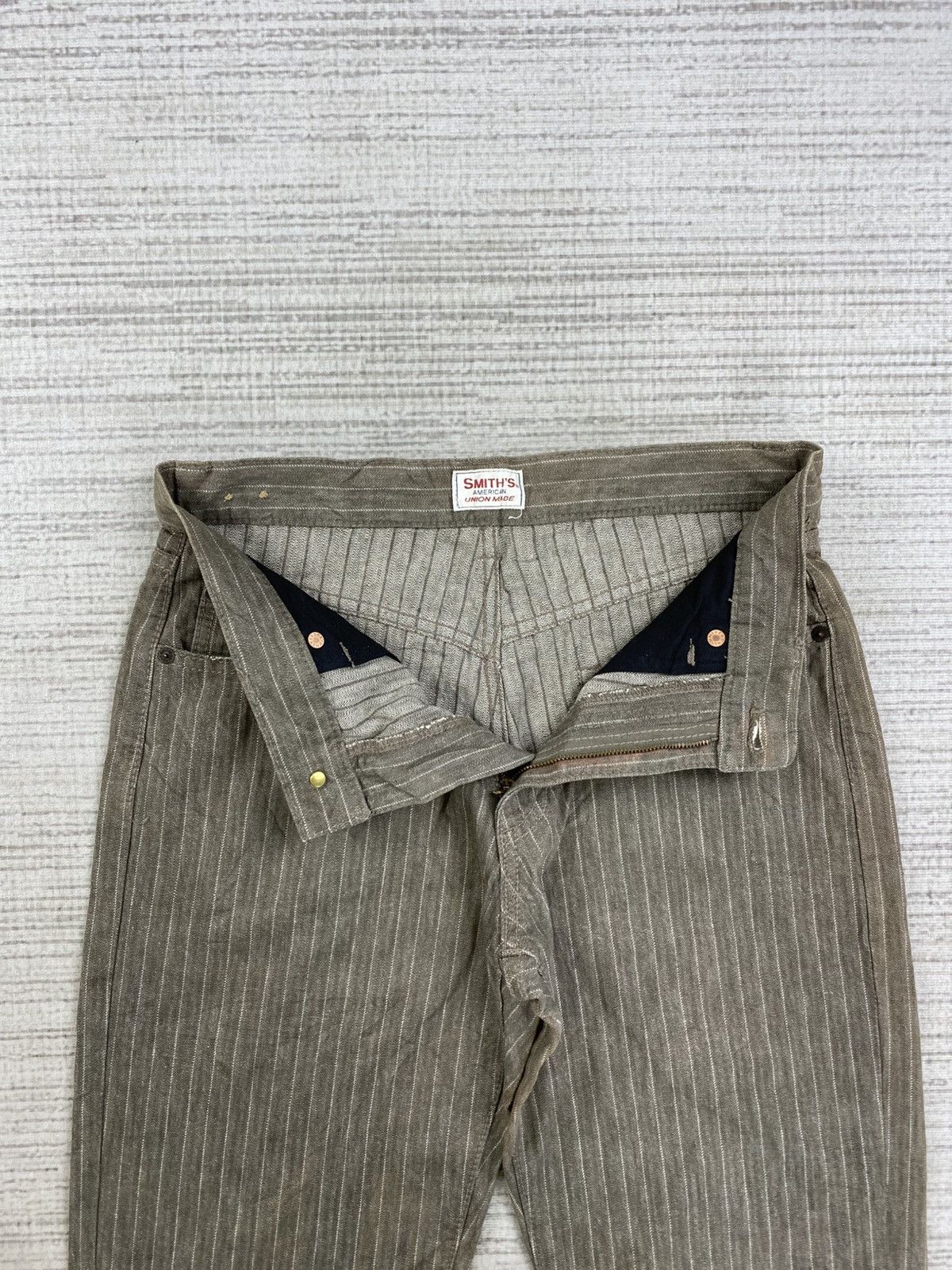 Le Grande Bleu (L.G.B.) × Smith's American × Vintage Vintage Smith American Union Made Striped Straight Cut Pants Size US 29 - 10 Thumbnail