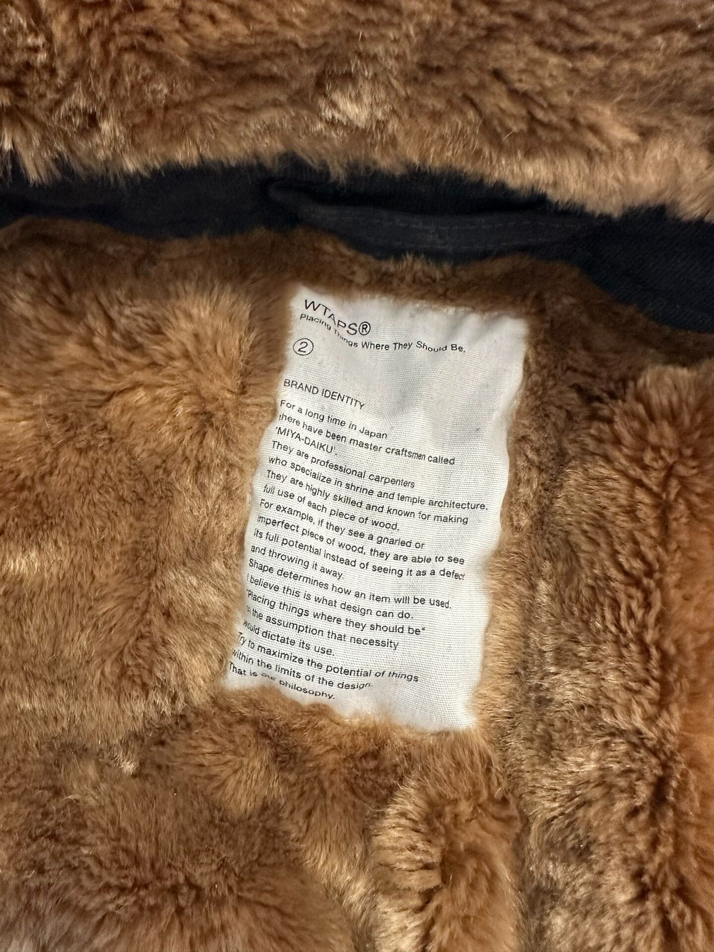 Wtaps wtaps 813 N1 jacket with fur collar Size US XL / EU 56 / 4 - 7 Thumbnail