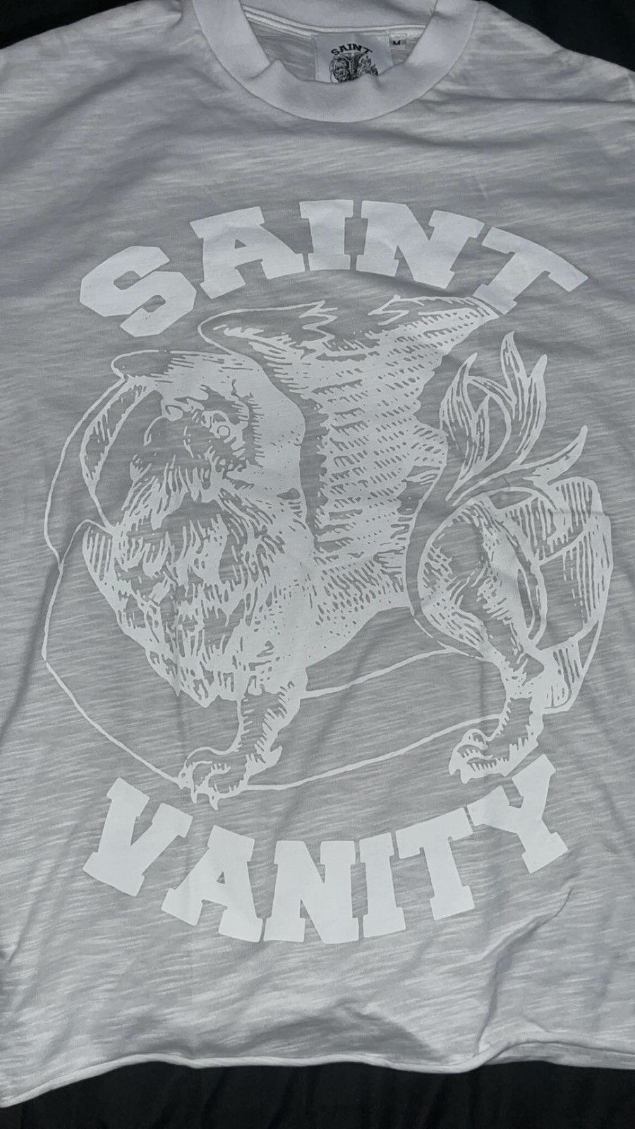 Saint Vanity Saint vanity griffin white out t shirt SIZE SMALL Size US M / EU 48-50 / 2 - 6 Thumbnail