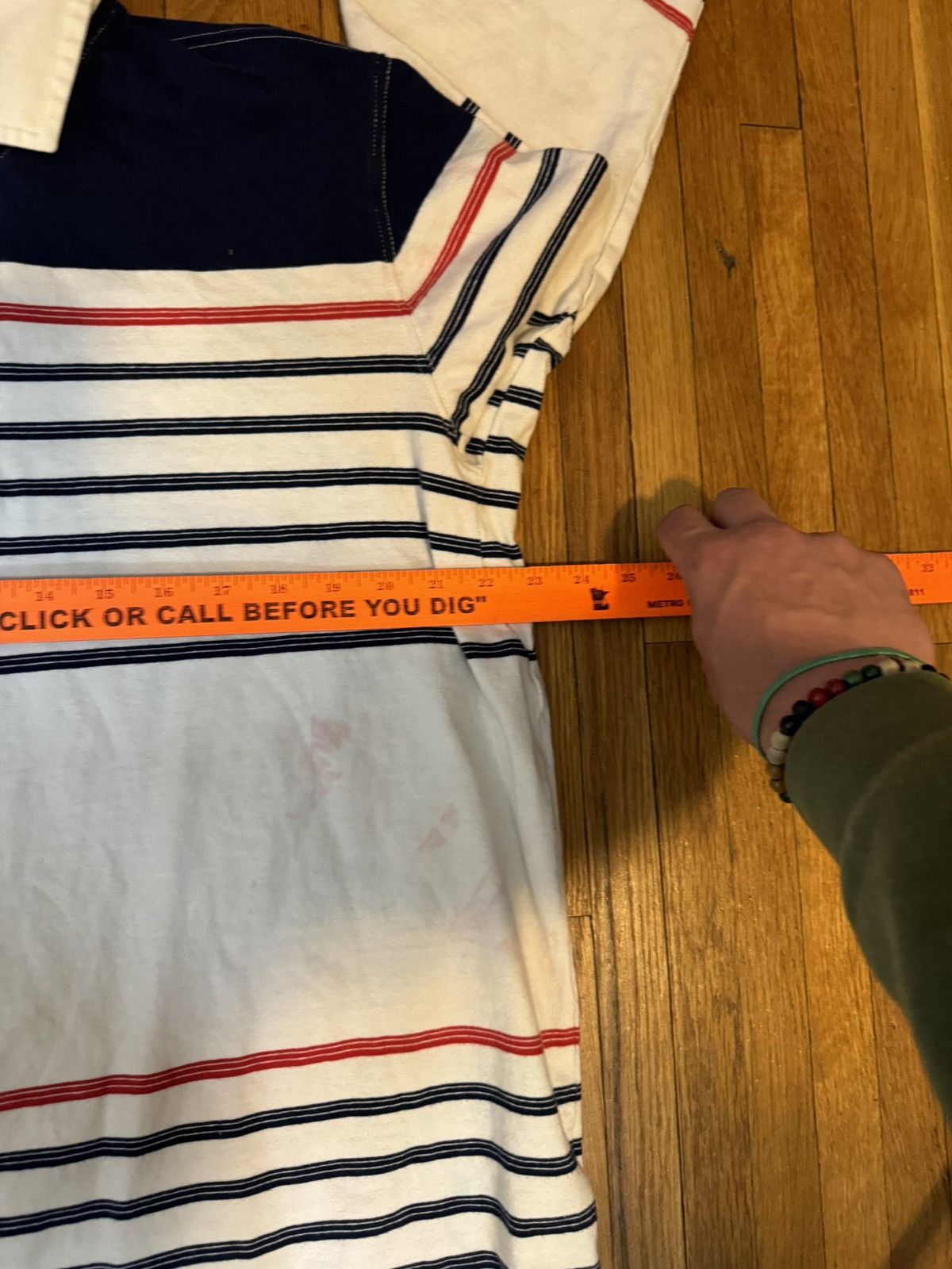 Lands' End × Vintage Vintage Lands End Striped Rugby Size US XL / EU 56 / 4 - 8 Thumbnail