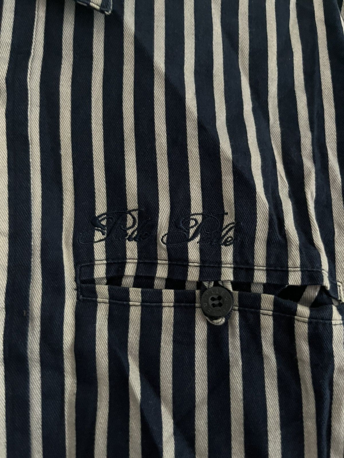 Pelle Pelle Pelle pelle Pinstriped Button Up Shirt Size US S / EU 44-46 / 1 - 2 Thumbnail