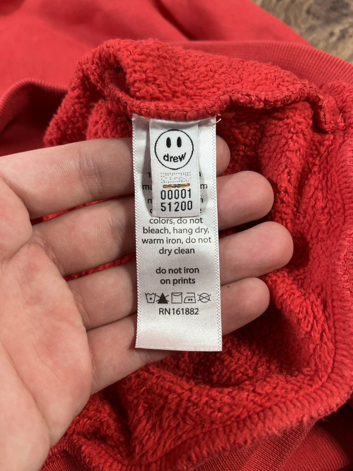 Drew House Drew House Oversized Hoodie Red Size US M / EU 48-50 / 2 - 9 Thumbnail