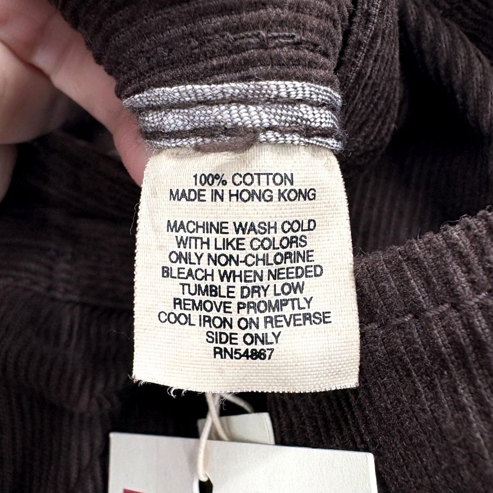 Express VINTAGE Express Sarula Cord Pants Womens 10 Brown Low Rise Flare Corduroy Khakis 90s Womens Size 32" / US 10 / IT 46 - 7 Thumbnail