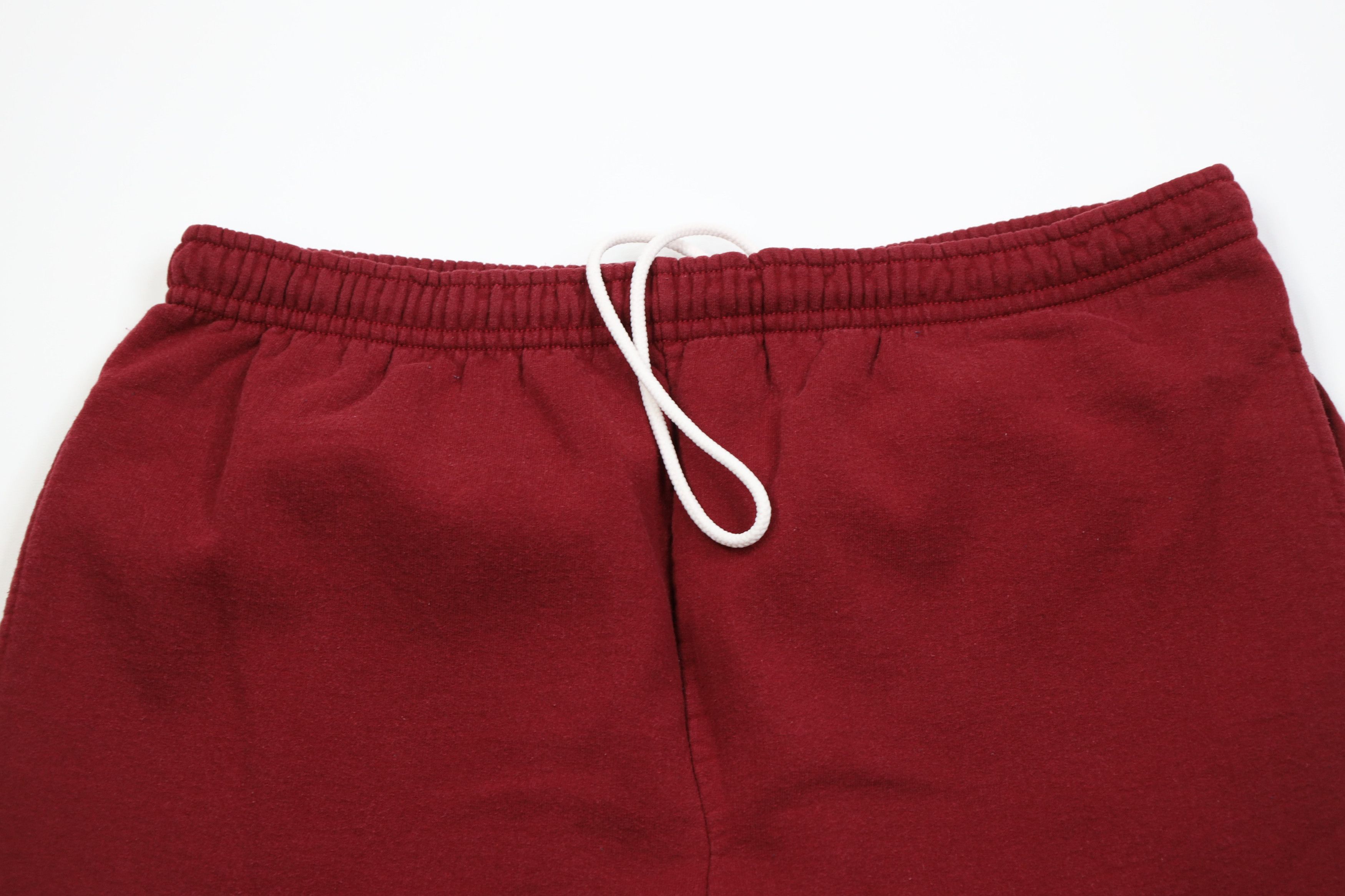 Vintage Vintage Y2K Streetwear Blank Sweatpants Pants Red Size US 38 / EU 54 - 2 Thumbnail