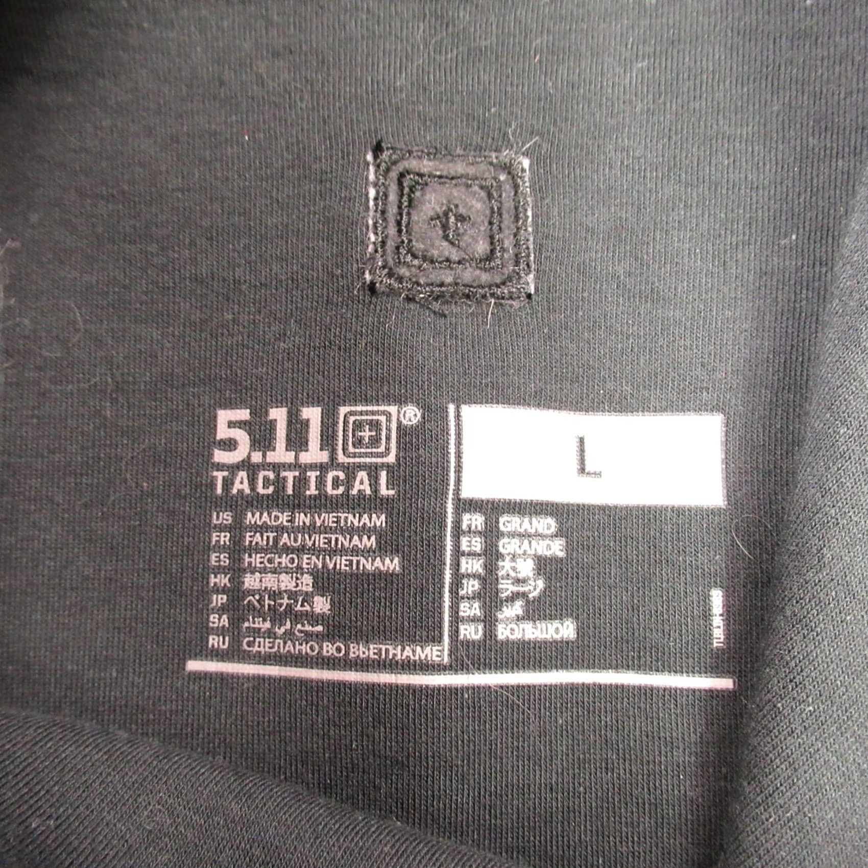 Vintage 5.11 Shirt Womens Large Long Sleeve Snap Front Pockets Black Casual Outdoor Knit Cotton Blend Lightweight All Seasons Regular Mens Womens Boys Girls Size L / US 10 / IT 46 - 4 Thumbnail