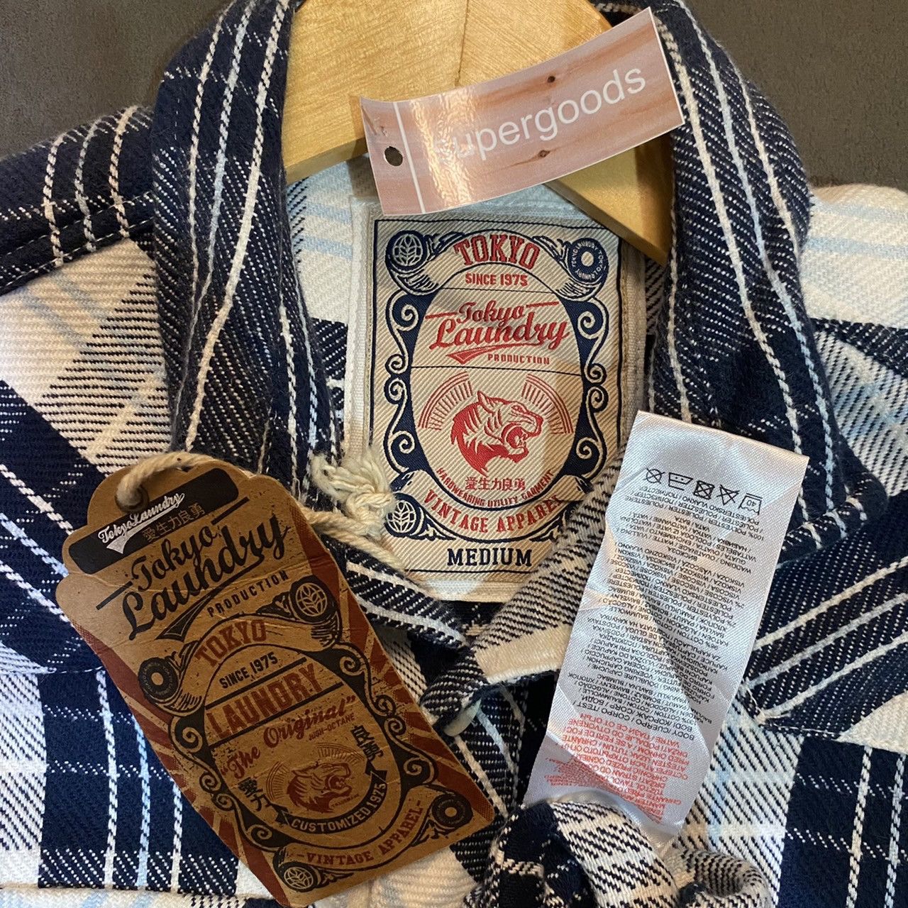 Japanese Brand tokyo laundry flannel shirt Size US M / EU 48-50 / 2 - 4 Thumbnail
