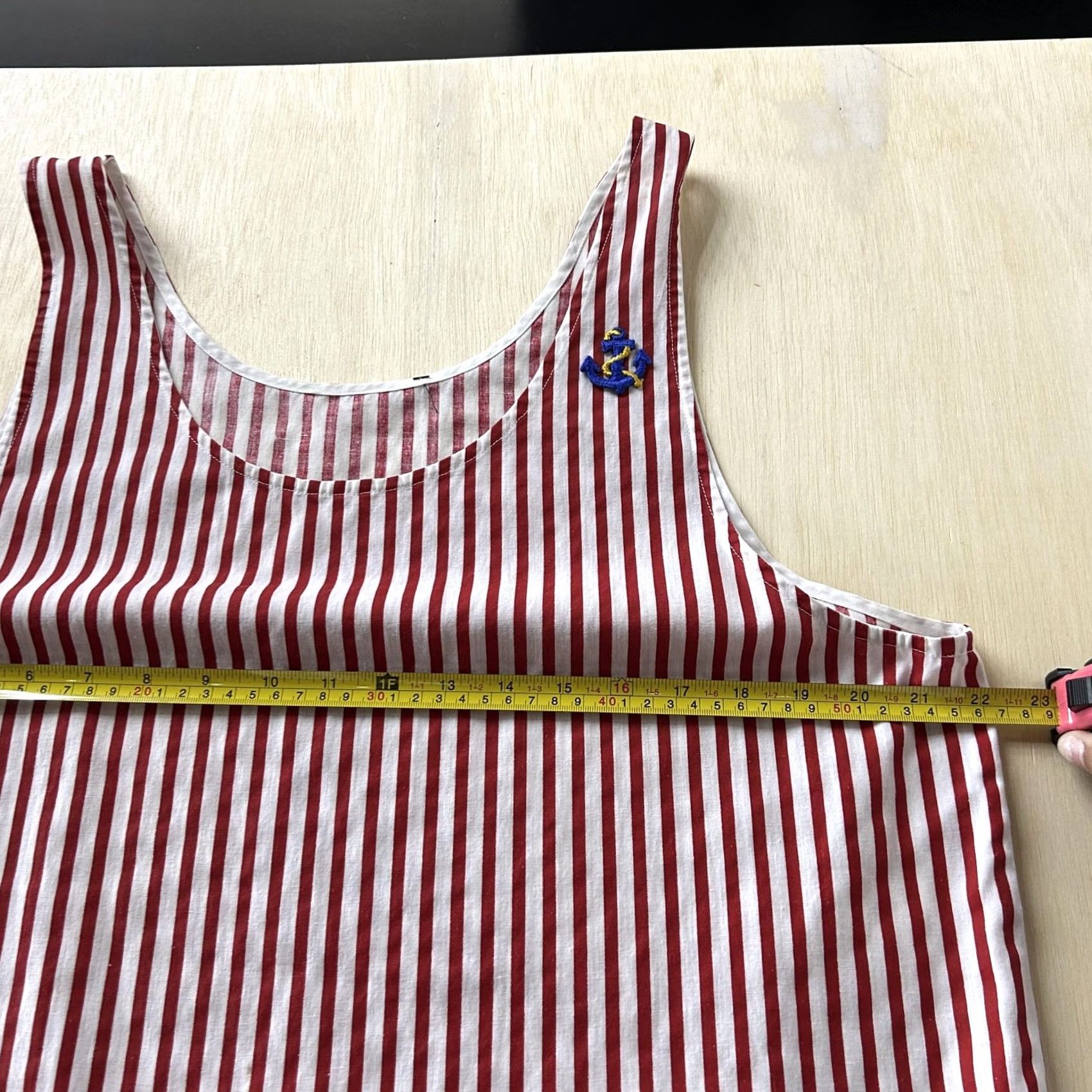 Vintage VINTAGE Dress Womens Large Red White Blue Stars Patriotic Sleeveless Sundress Size L / US 10 / IT 46 - 3 Thumbnail