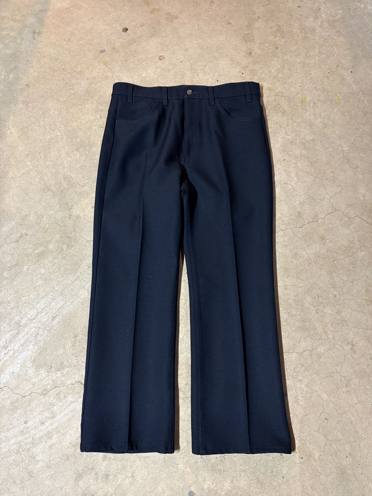 Levi's VTG 90’s Levi’s Sta-Prest Gold Tab Slacks Pants Navy 38x30 Size US 38 / EU 54 - 1 Thumbnail