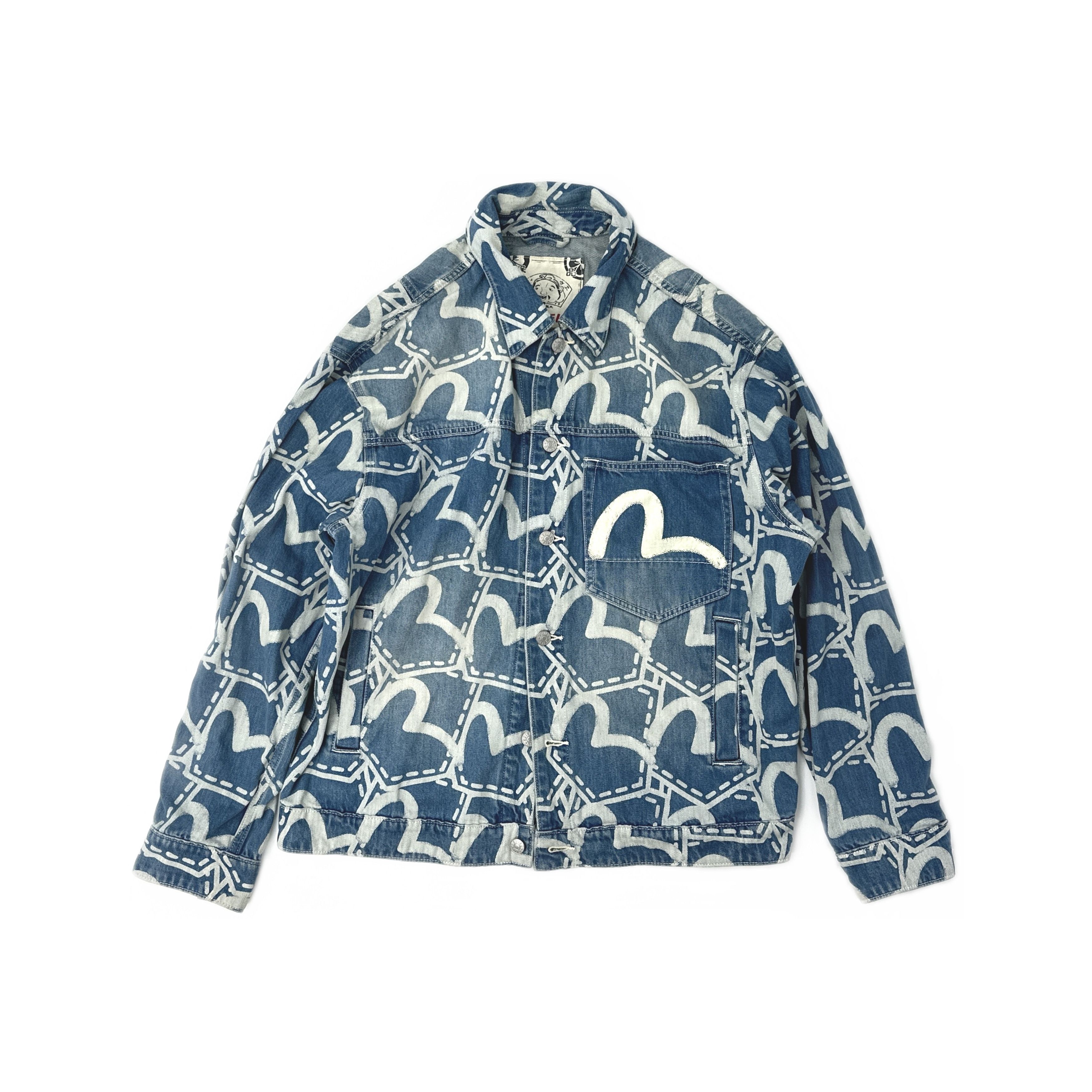 Evisu × Palace Palace x Evisu Classic Seagull Denim Jacket | Grailed