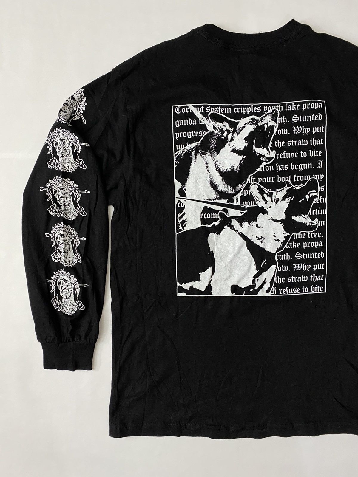 Band Tees × Vintage JESUS PIECE LONG SLEEVE TEE. Size US M / EU 48-50 / 2 - 1 Thumbnail