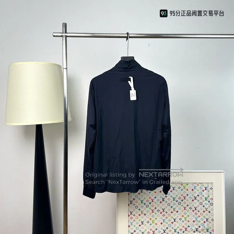 Ermenegildo Zegna Zegna SS23 Men's Solid Stand Collar Reversible Jacket. Size US M / EU 48-50 / 2 - 1 Thumbnail