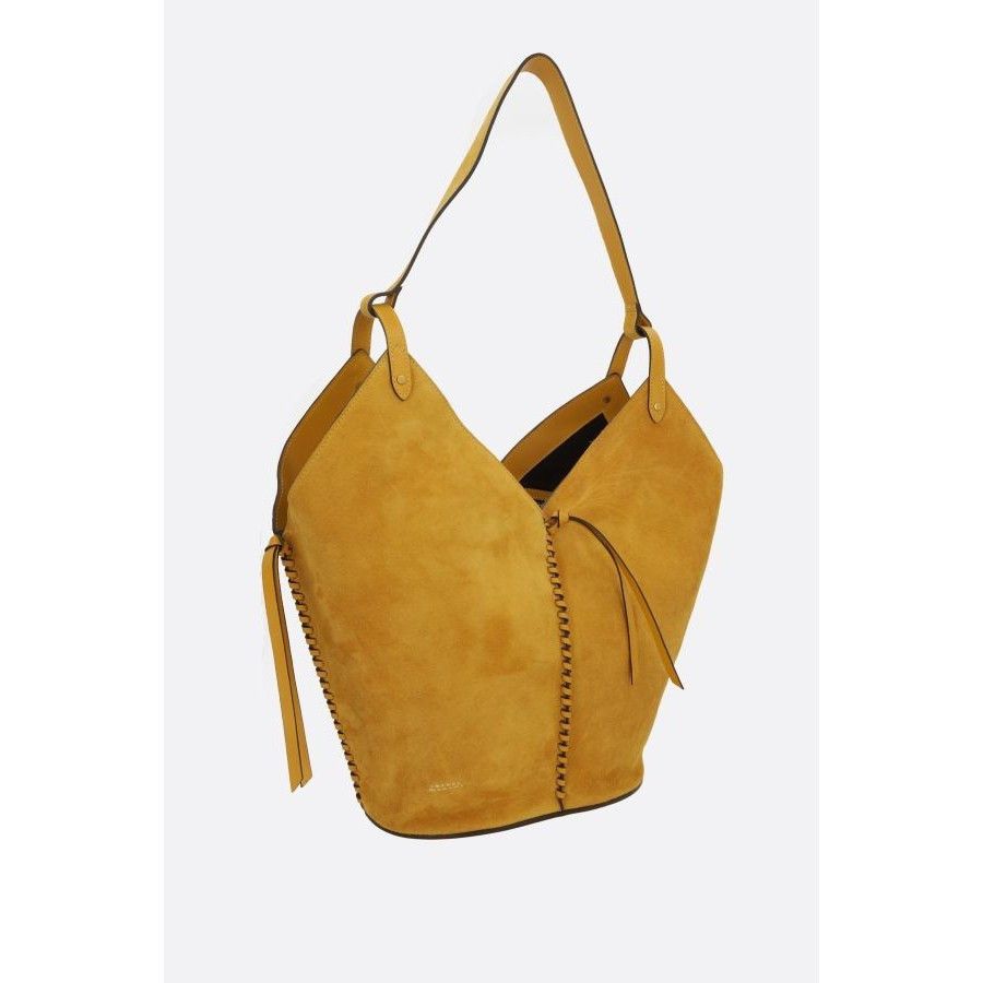 Isabel Marant ISABEL MARANT Saffron Yellow Tampa Suede Shopping Shoulder B Size ONE SIZE - 2 Thumbnail
