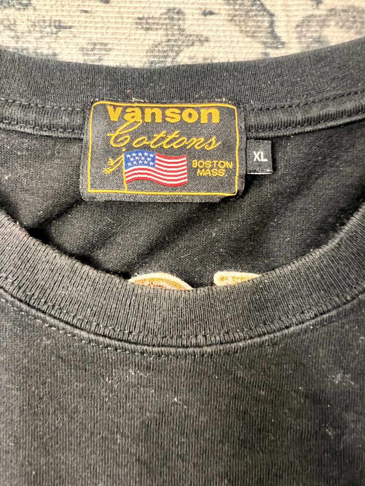 Vanson Leathers Vanson Death Rabbit Embroided Ls Tshirt Size US XL / EU 56 / 4 - 11 Thumbnail