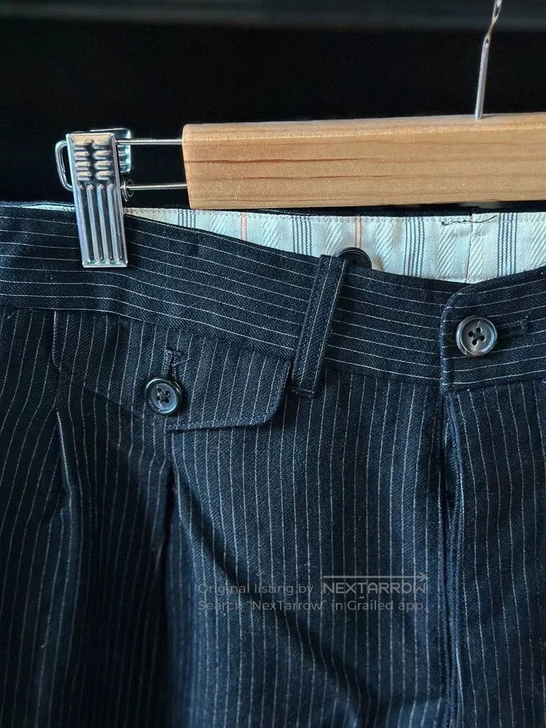 Yohji Yamamoto Yohji Yamamoto Pinstripe Trousers. Size US 30 / EU 46 - 5 Thumbnail
