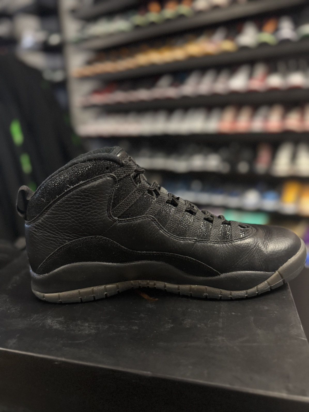 Jordan Brand × Nike Jordan 10 Drake OVO Black Size 11.5 🧼 W BOX Size US 11.5 / EU 44-45 - 5 Thumbnail