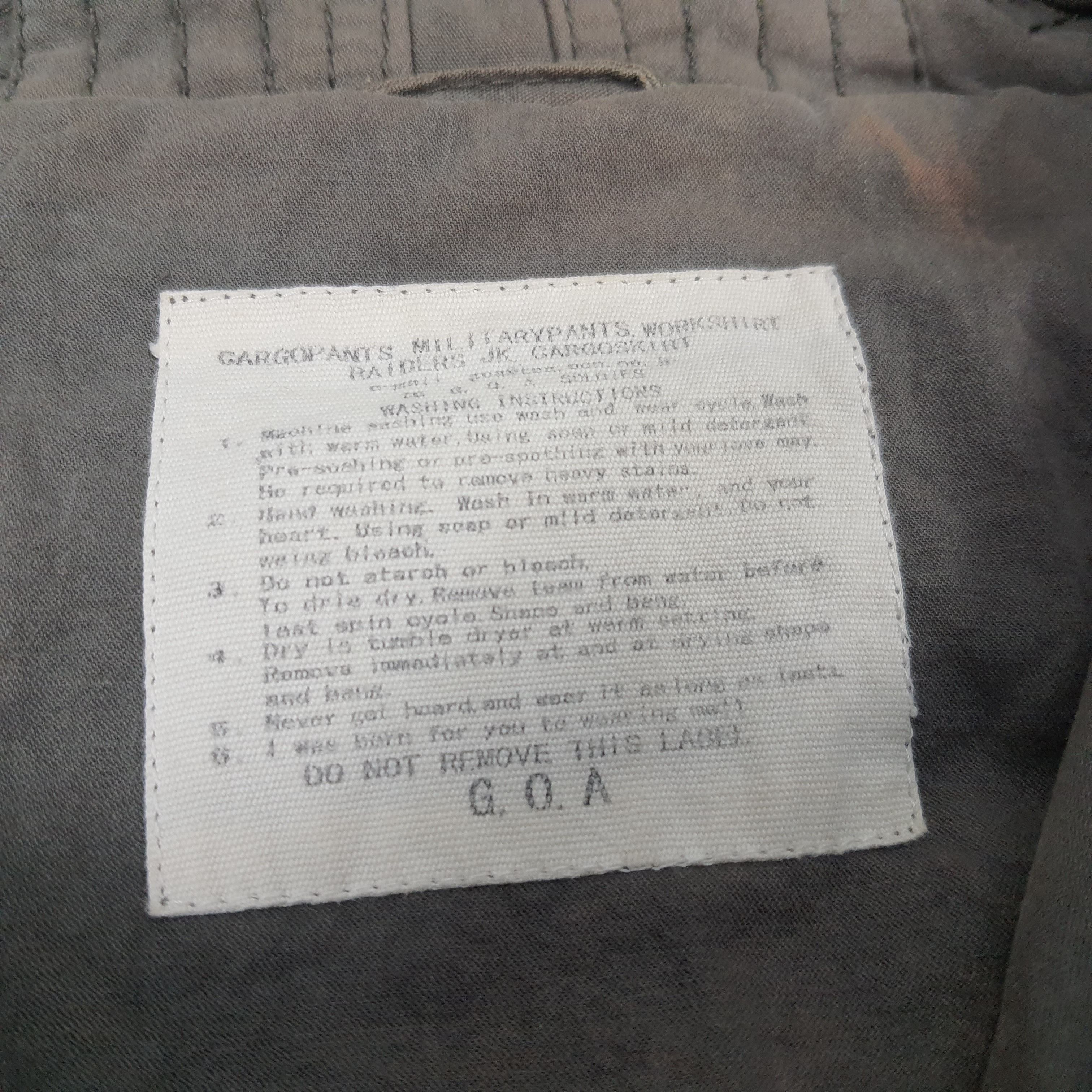 Designer × If Six Was Nine Vintage G.O.A Multi Pocket Grunge Jacket Size US S / EU 44-46 / 1 - 5 Thumbnail