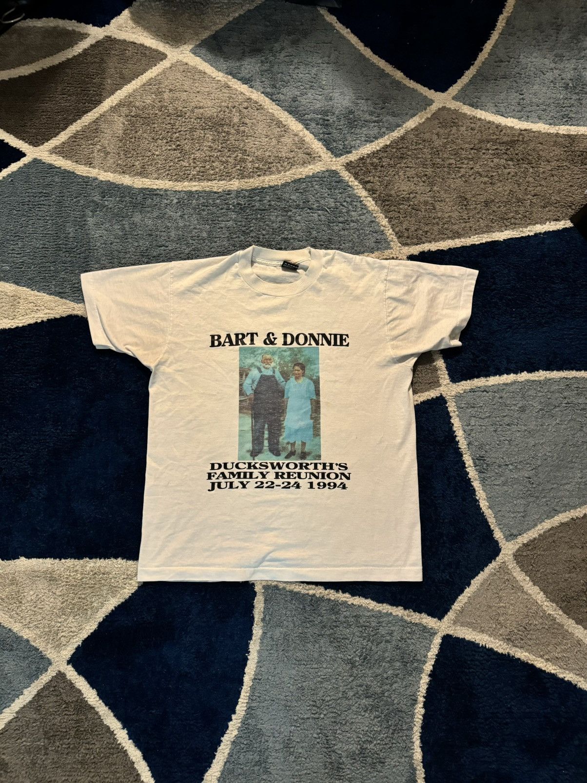 Vintage 1994 vintage white cotton t-shirt Size US L / EU 52-54 / 3 - 1 Thumbnail