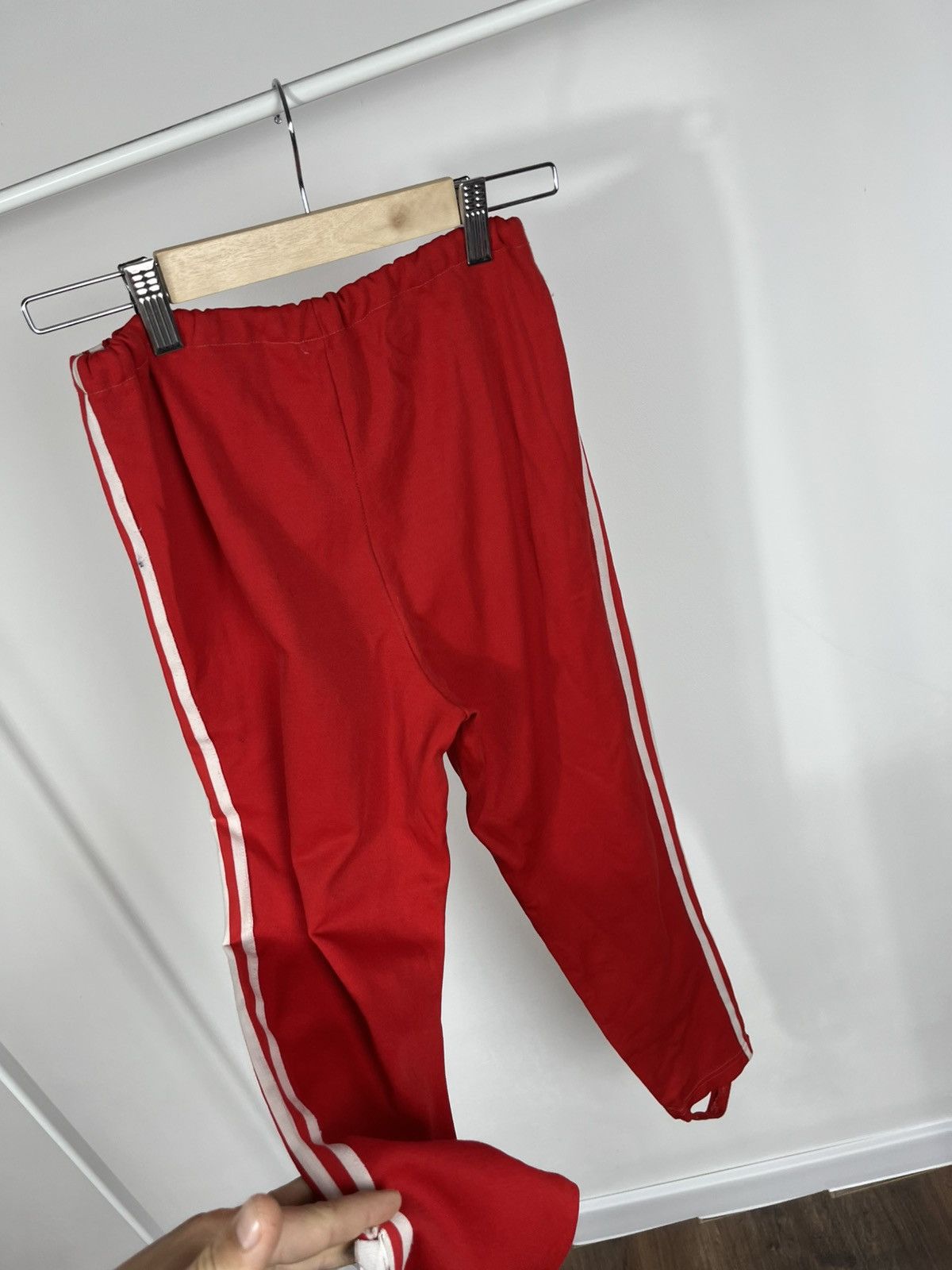 Adidas Vintage Adidas kids track pants red 3 stripes size 152 Size US 26 / EU 42 - 15 Thumbnail