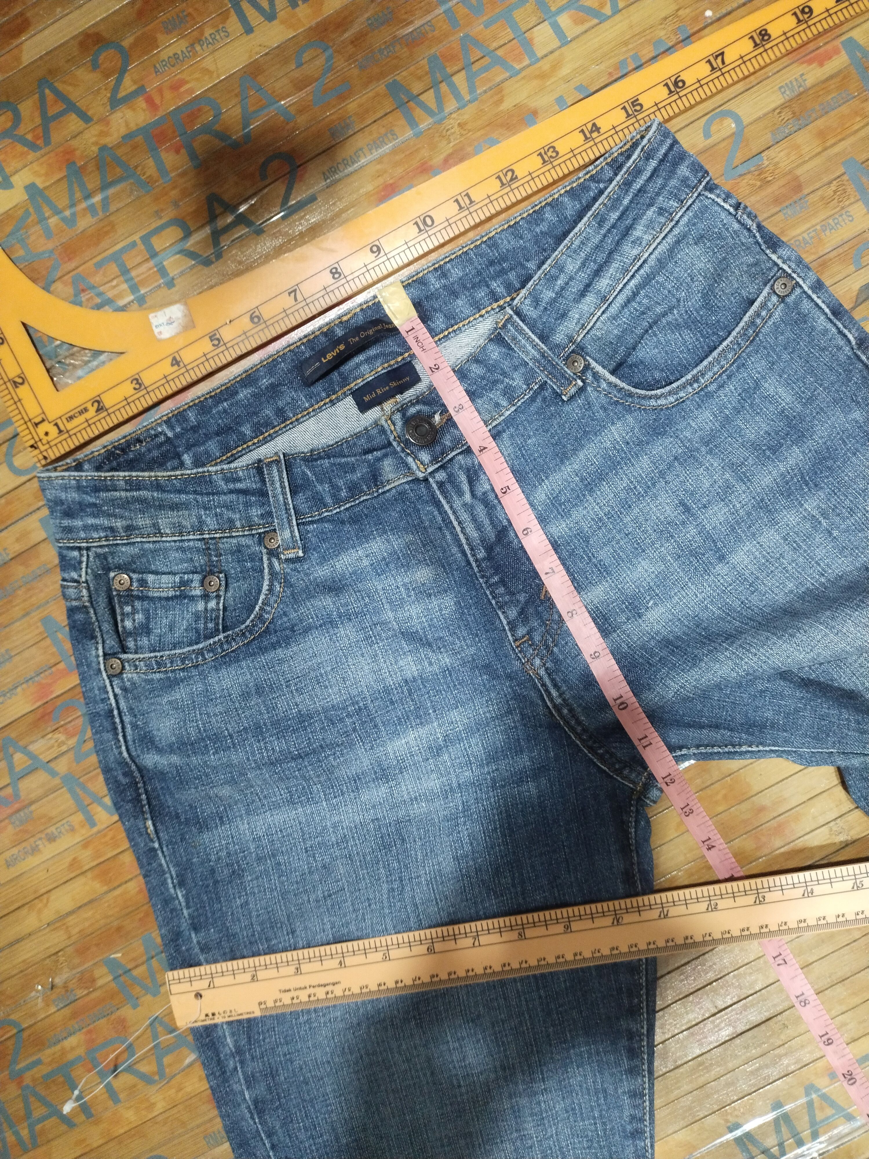Levi's × Vintage Levis Women "Stretchabe" Mide Rise Skinny Sz 30" Size 30" / US 8 / IT 44 - 7 Thumbnail