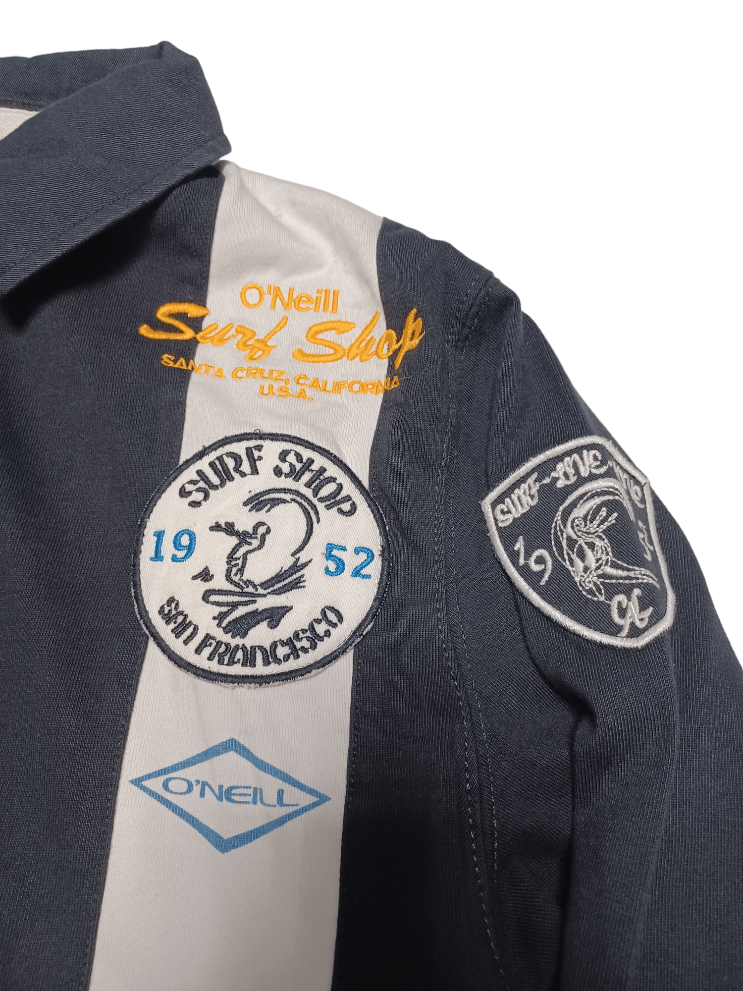 O'Neill ONEILL VINTAGE SURF STYLE RUGBY SHIRT SWEATSHIRT TEE Size US L / EU 52-54 / 3 - 4 Thumbnail