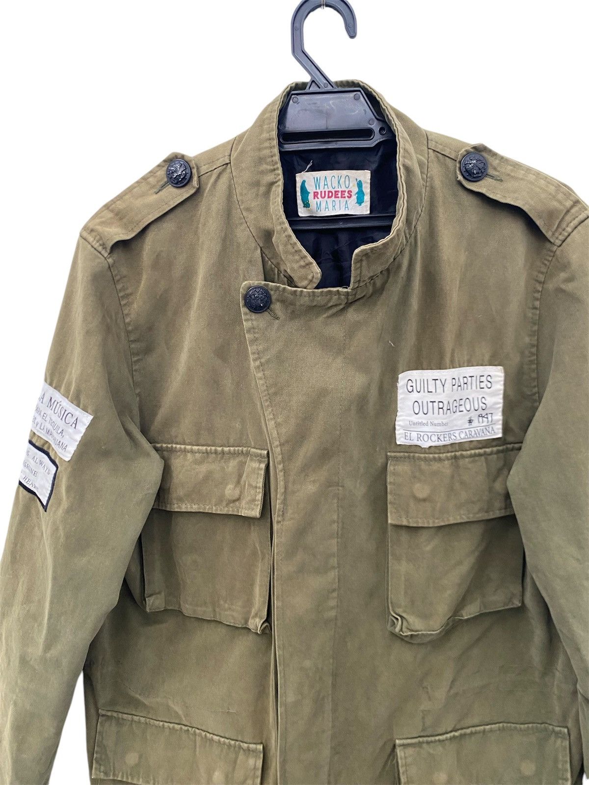 Japanese Brand × Wacko Maria DISTRESS JACKET WACKO MARIA ARMY MA65 DESIGN Size US L / EU 52-54 / 3 - 4 Thumbnail