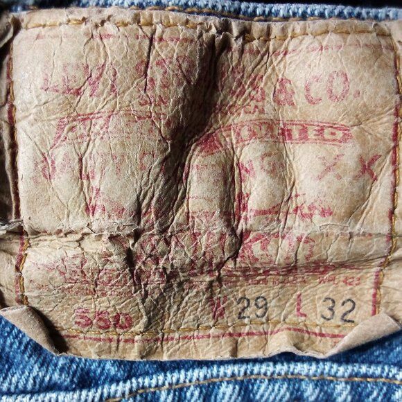 Levi's Vintage Clothing Vintage Levi's 550 Denim Blue Jeans 29x32 Size US 29 - 6 Thumbnail