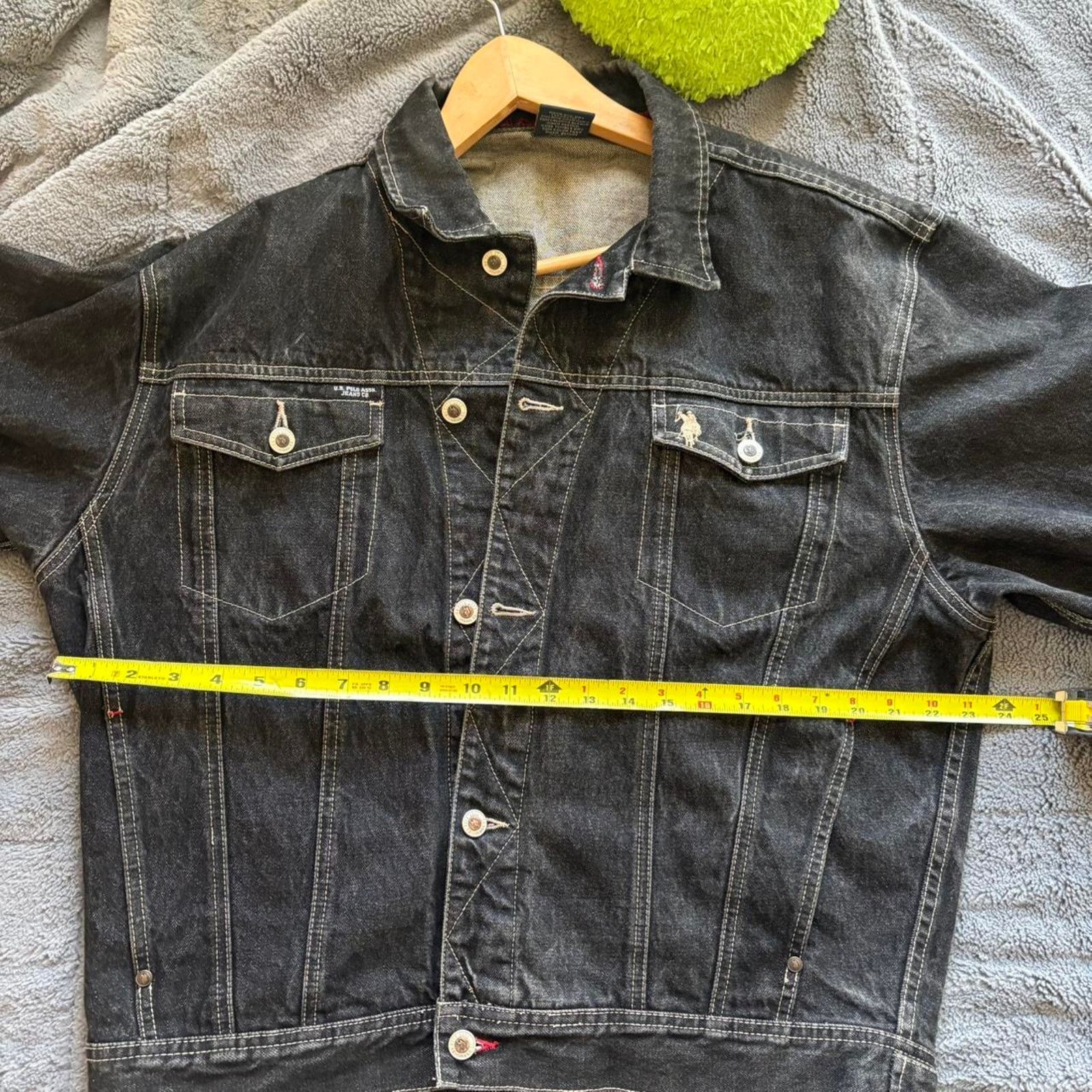 Polo Ralph Lauren Vintage rare polo jeans association faded denim jacket Size US XL / EU 56 / 4 - 6 Thumbnail