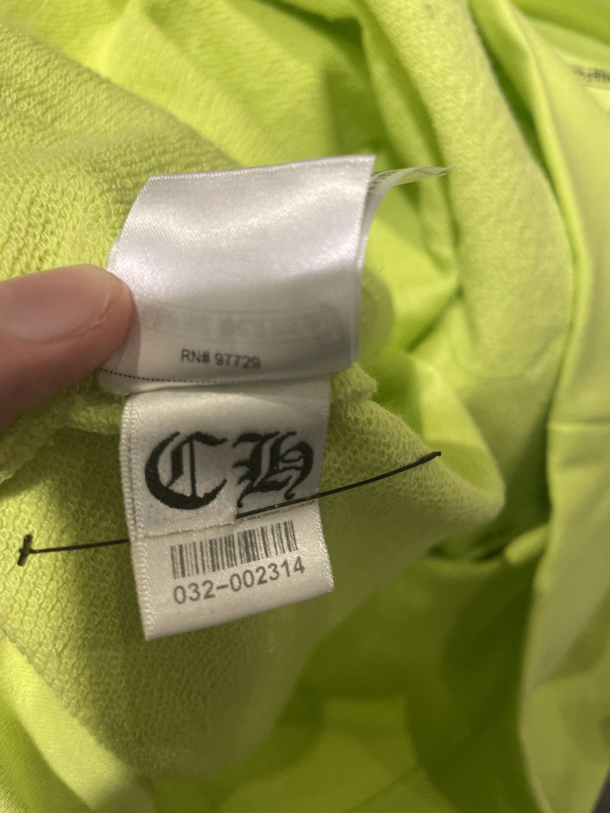 Chrome Hearts Chrome Hearts Matty Boy Link Hoodie Lime Size US L / EU 52-54 / 3 - 5 Thumbnail