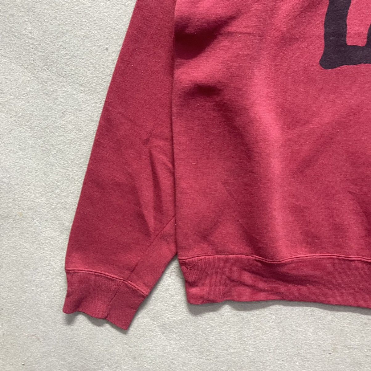 Lee Vintage Lee Big Logo Crewneck Sweatshirt Red Made in USA Size US M / EU 48-50 / 2 - 5 Thumbnail