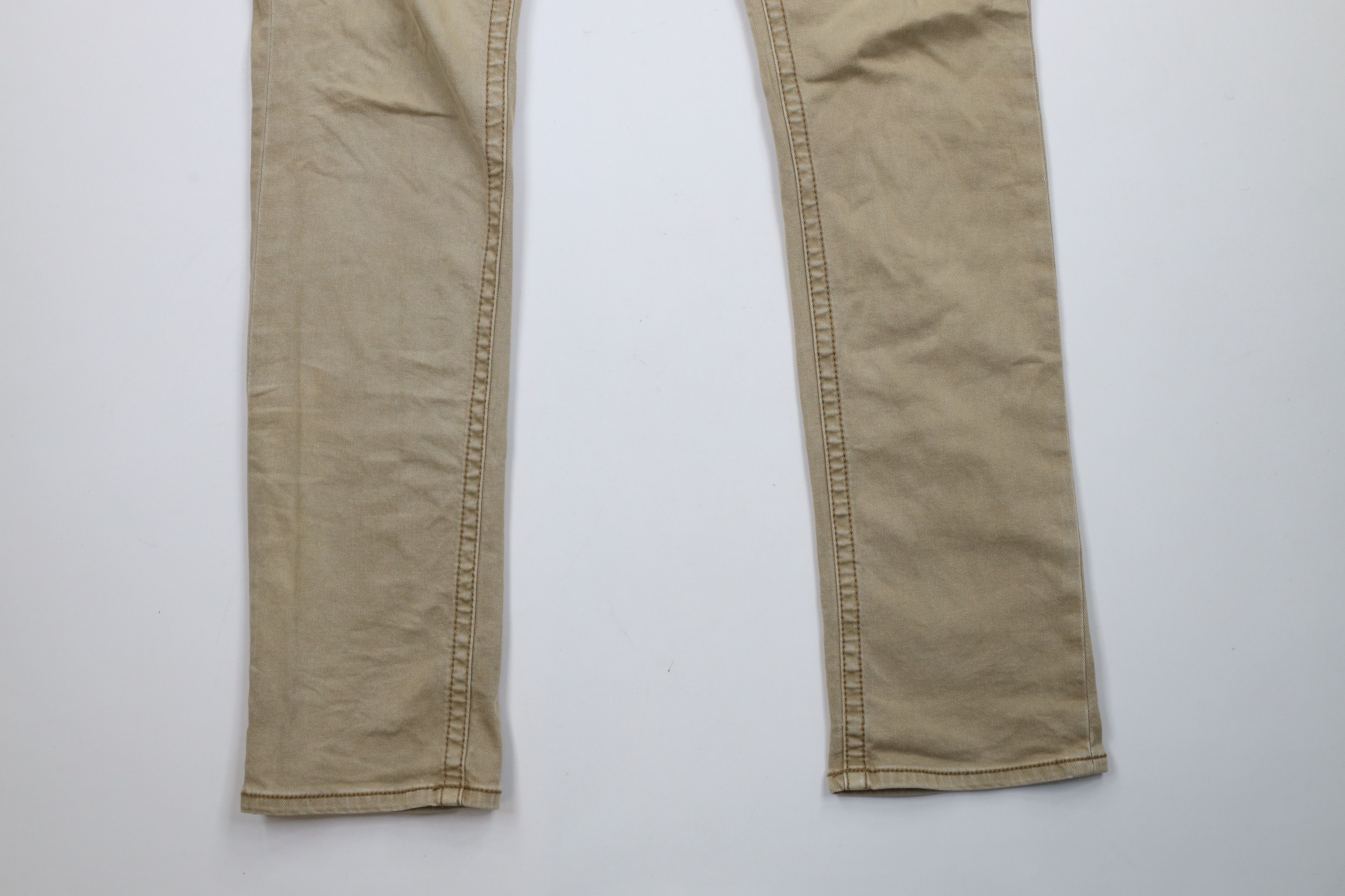 BKE × Vintage Buckle BKE Stitch Stretch Straight Leg Denim Jeans Beige Size US 33 - 4 Thumbnail