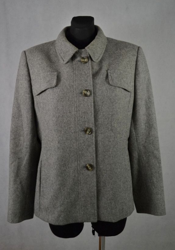 Aquascutum Aquascutum Wool Jacket Short Coat 16 Size XXL / US 16-18 / IT 52-54 - 1 Thumbnail