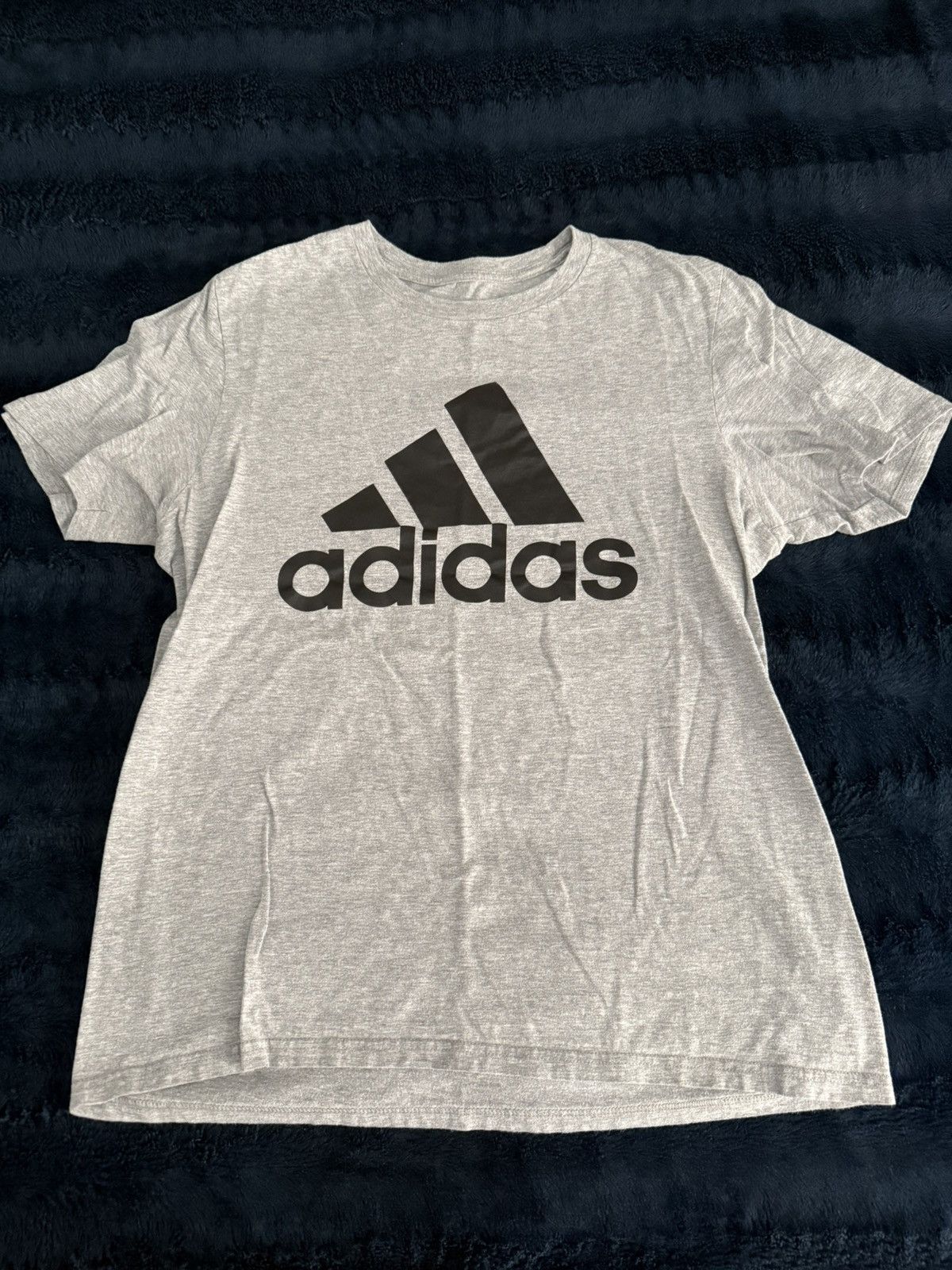 Adidas × Vintage Grey Adidas Amplifier Tee Size US L / EU 52-54 / 3 - 1 Thumbnail