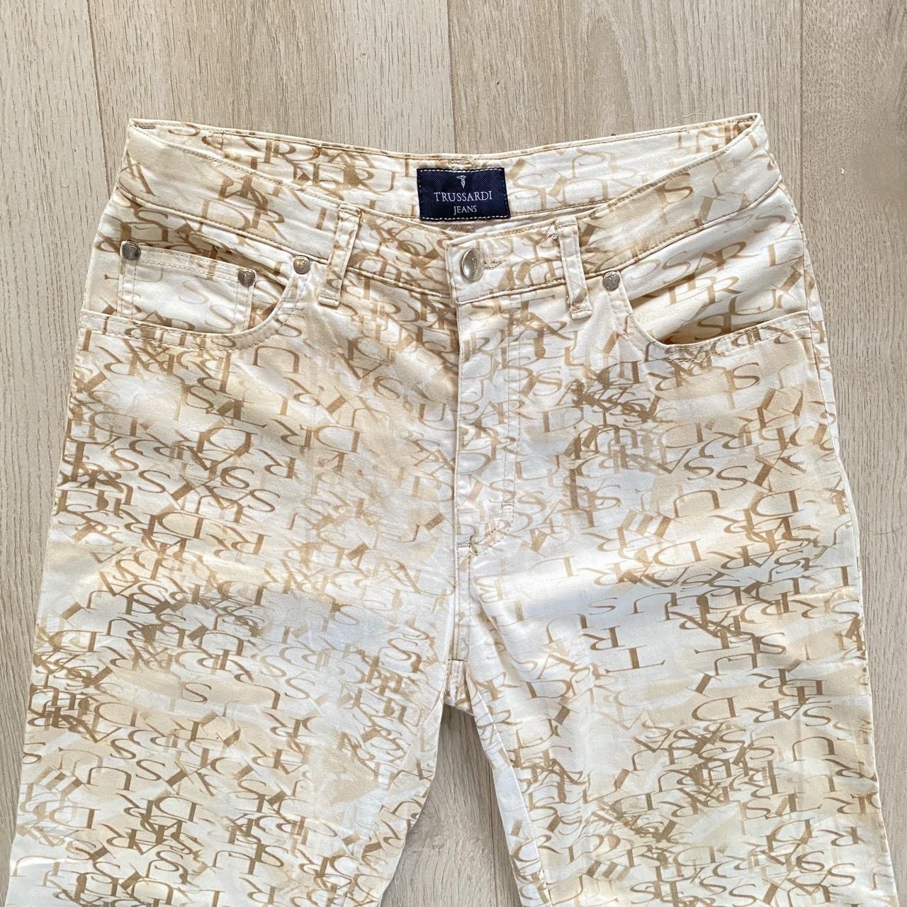 Trussardi Trussardi Y2K monogram logo jeans Size 28" / US 6 / IT 42 - 2 Thumbnail