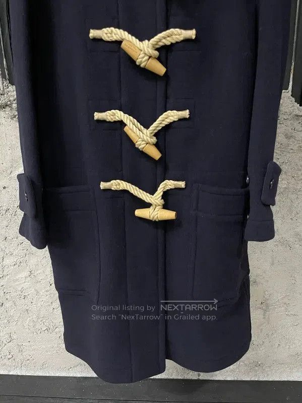 Burberry Burberry Women's Navy Wool Long Coat. Size XXS / US 00 / IT 34 - 3 Thumbnail