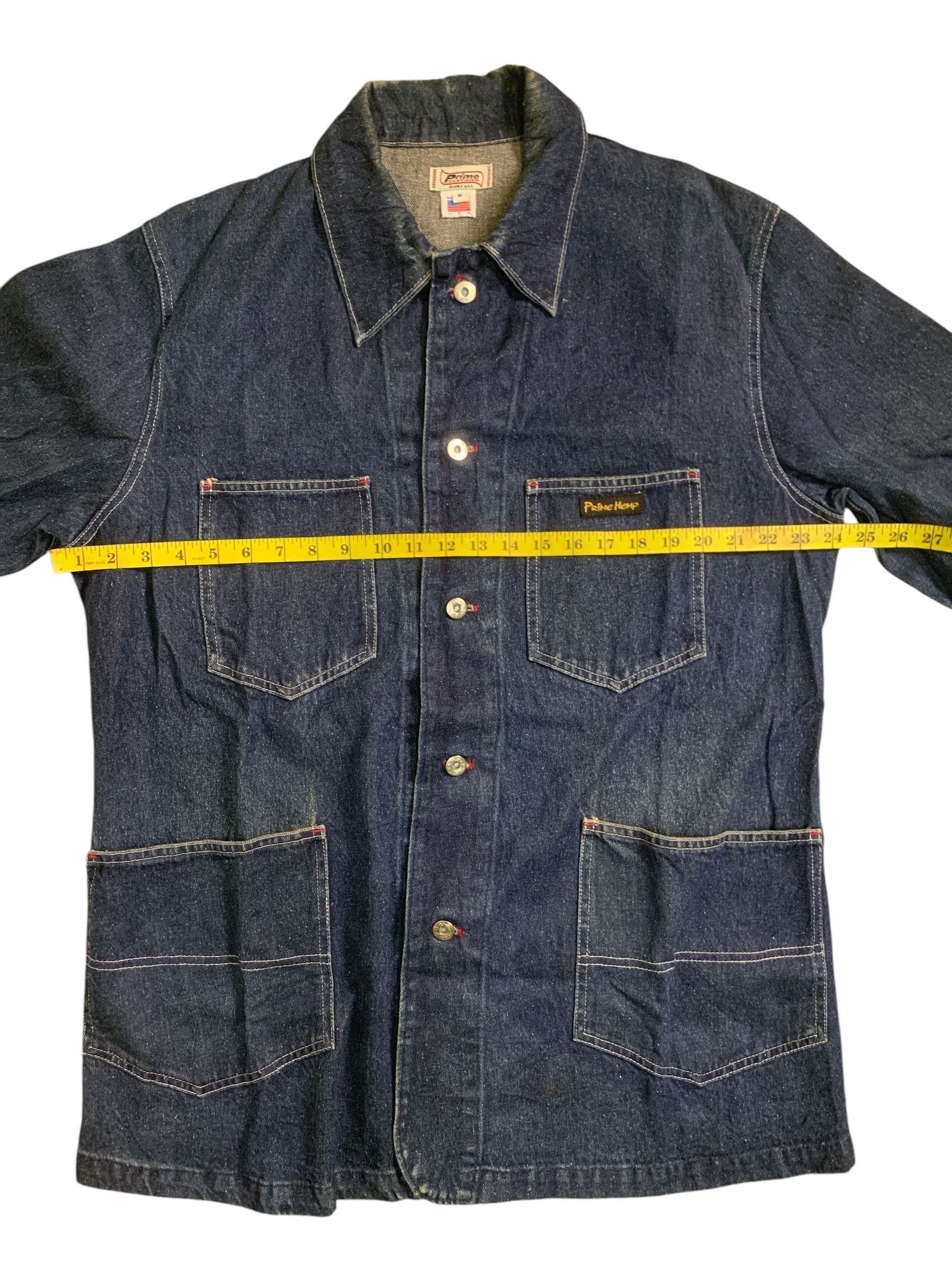 Vintage Rare Design Vintage Prime Hemp Chore Denim Jackets Size US M / EU 48-50 / 2 - 9 Thumbnail