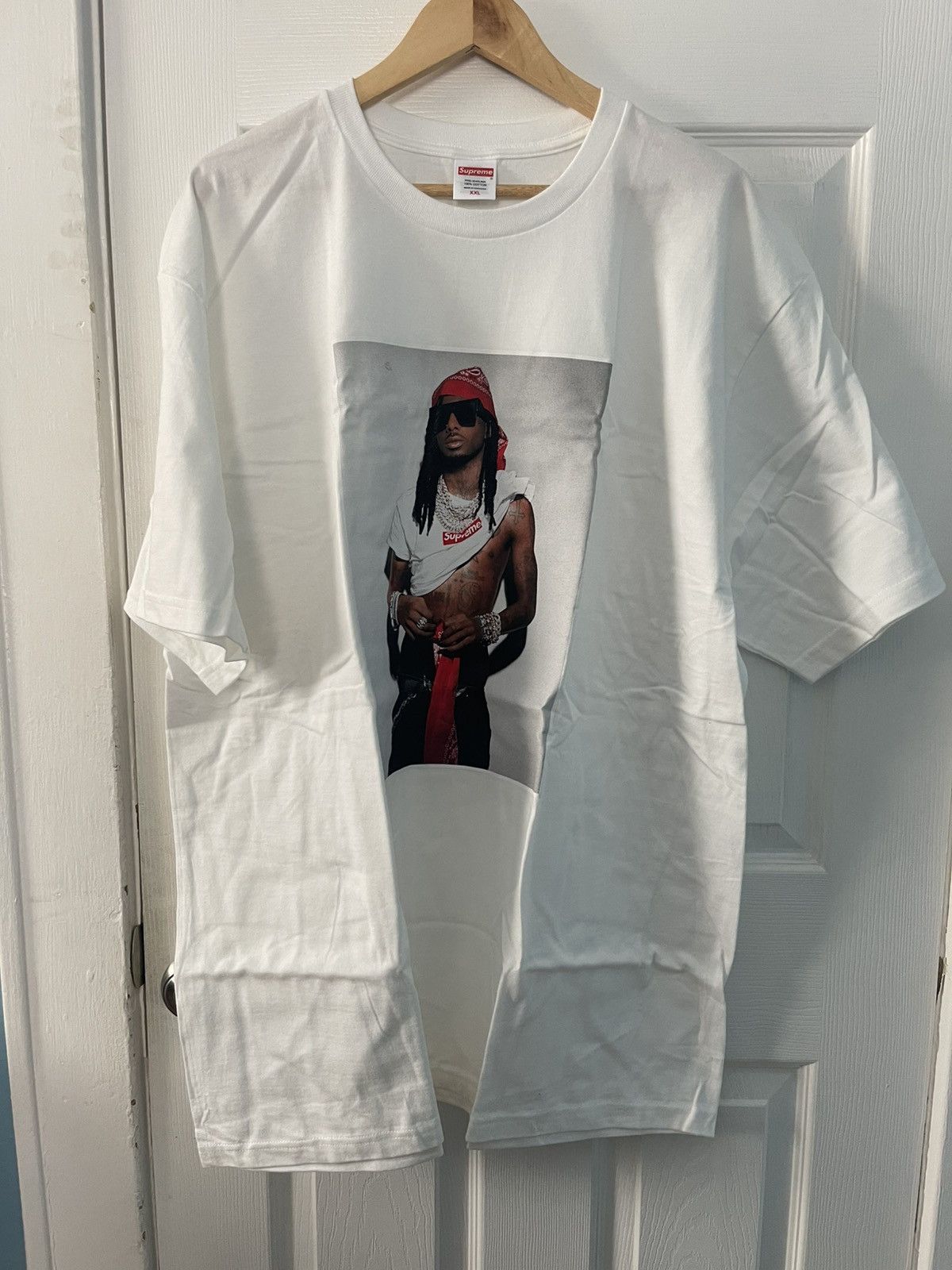 Supreme SUPREME PLAYBOI CARTI TEE FW25 Size US XXL / EU 58 / 5 - 3 Thumbnail
