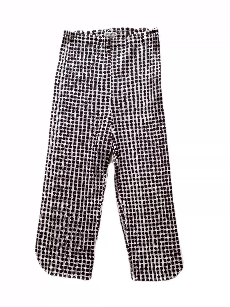 Issey Miyake Issey Miyake size:3 Black and white water jade dotted mid- Size 22" - 1 Thumbnail