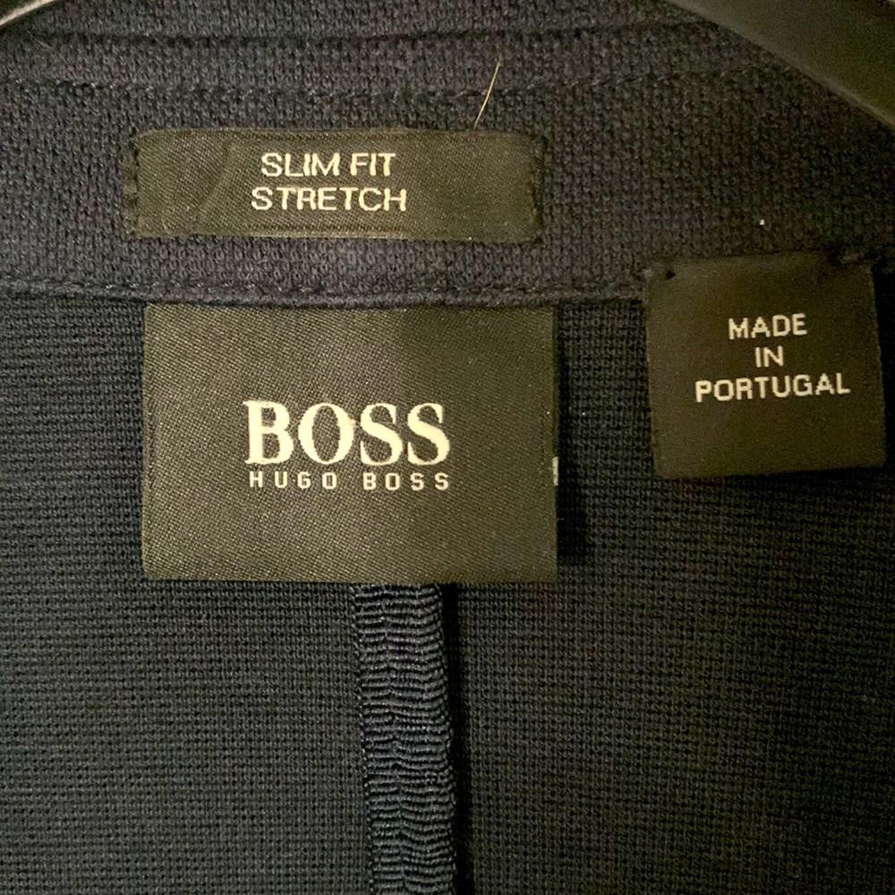 Hugo Boss BOSS - Slim Davoli knit Jkt -Med -87% Ctn 8% Poly 5% elastic Size US M / EU 48-50 / 2 - 9 Thumbnail