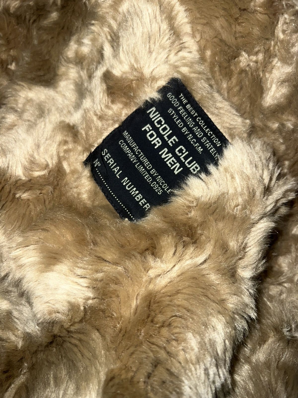 00s nicole club for men fur jacket vkei NICOLE CLUB FOR MEN