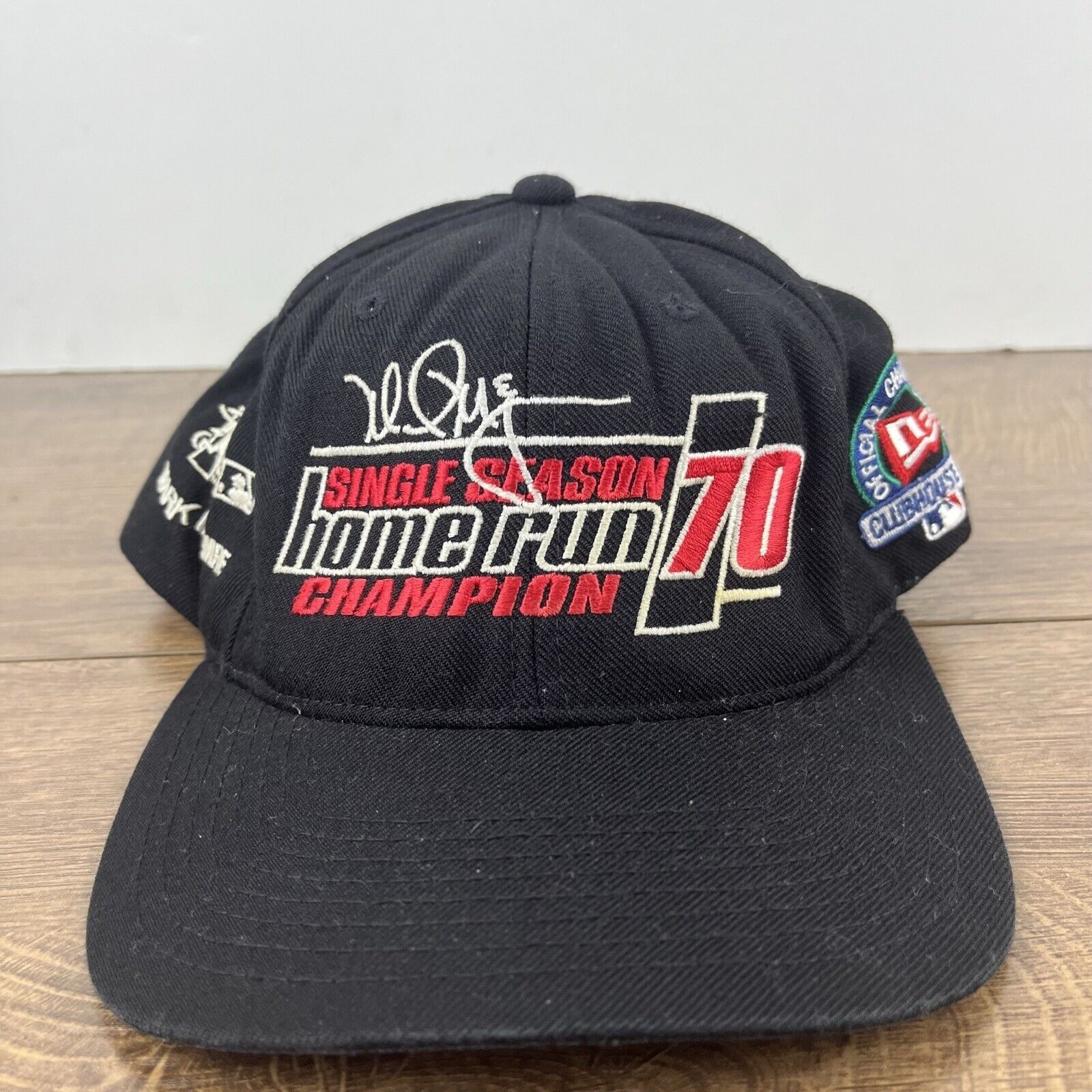 New Era Mark McGwire Hat New Era Black Snapback Hat Single Seasnon H Size ONE SIZE - 6 Thumbnail