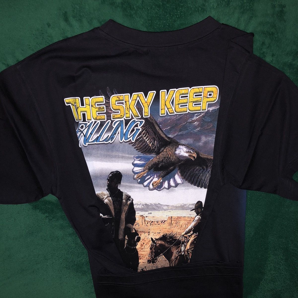 Marino Morwood Marino Morwood OG Travis Scott Days Before Rodeo Black Tee Size US XXL / EU 58 / 5 - 5 Thumbnail