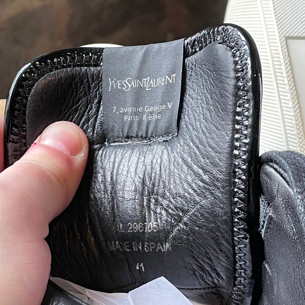 Yves Saint Laurent Yves Saint-Laurent Navy Malibu High-top Sneakers Size US 8 / EU 41 - 10 Thumbnail