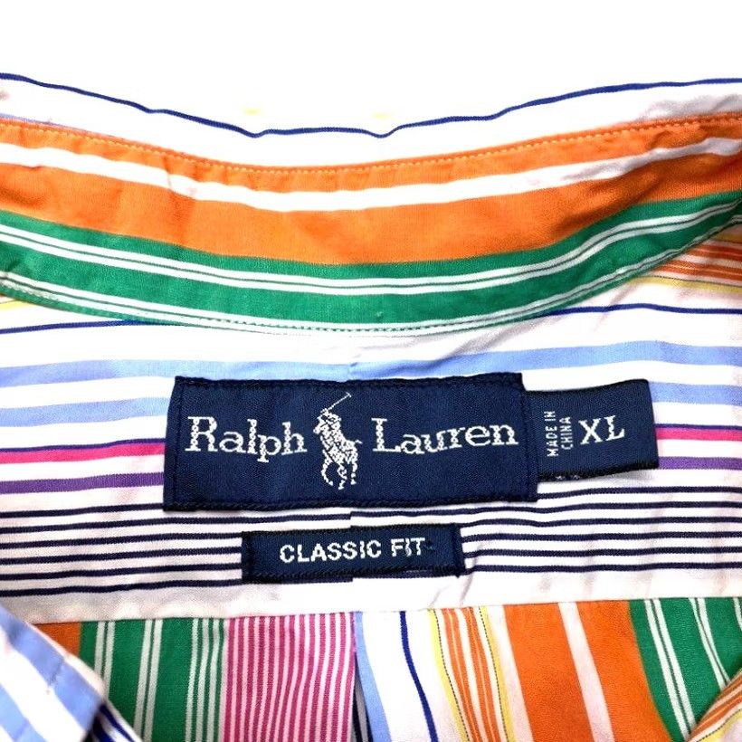 Ralph Lauren Ralph Lauren Shirt Men XL Multicolor Classic Fit Stripe Long Sleeve Button-Up Shirt Size US XL / EU 56 / 4 - 5 Thumbnail