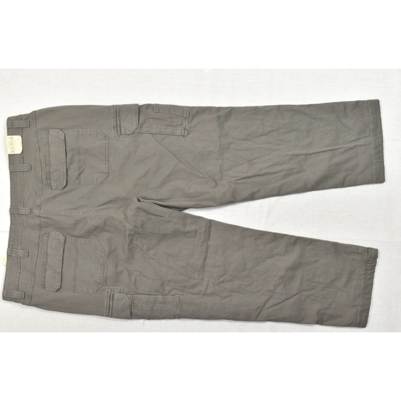 Vintage Red Head Fulton Flannel Lined Cargo Pants Men 44x32 Gray Cotton Flex Relaxed NEW Size US 44 / EU 60 - 8 Thumbnail