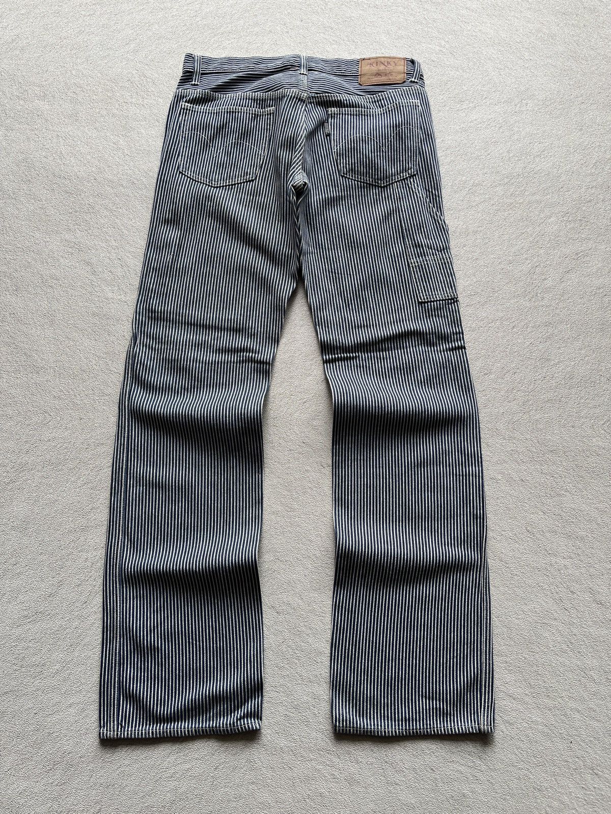 Hysteric Glamour 2000s HYSTERIC GLAMOUR Kinky Carpenter Stripe Hickory pants Size US 32 / EU 48 - 1 Thumbnail