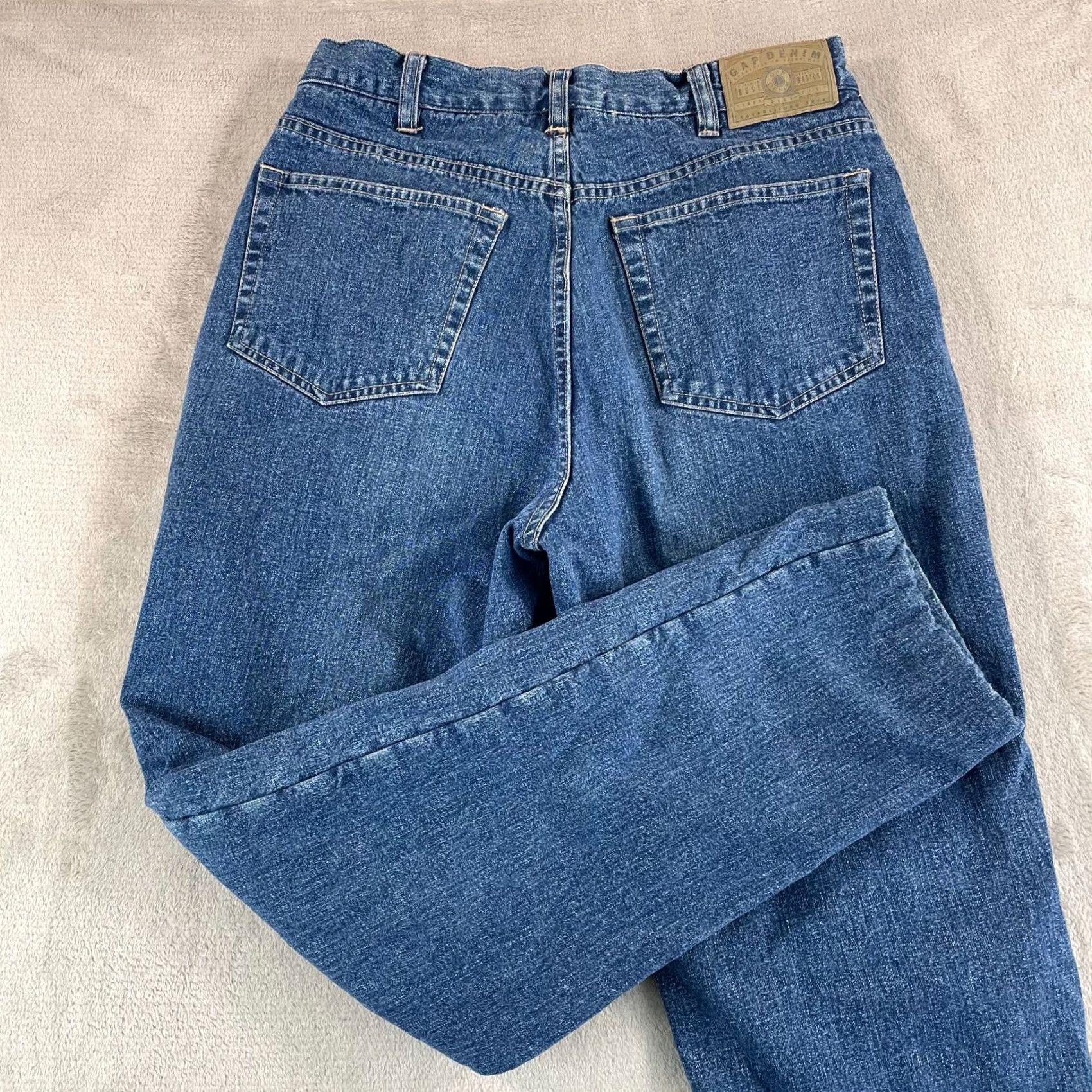 Gap Vintage Gap Jeans Men 30x30 Blue Fleece Lined Loose Fit 5-Pocket Denim Straight Size US 30 / EU 46 - 3 Thumbnail