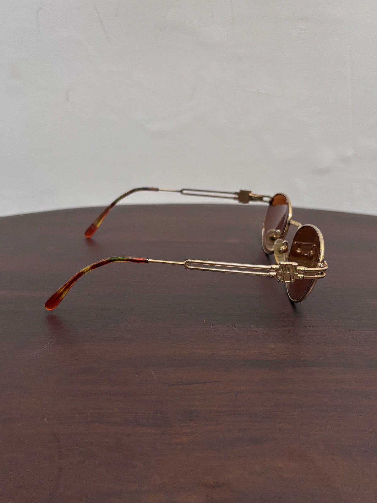 Jean Paul Gaultier FREE TAX! 90s Gold Framed Sunglasses Size ONE SIZE - 4 Thumbnail