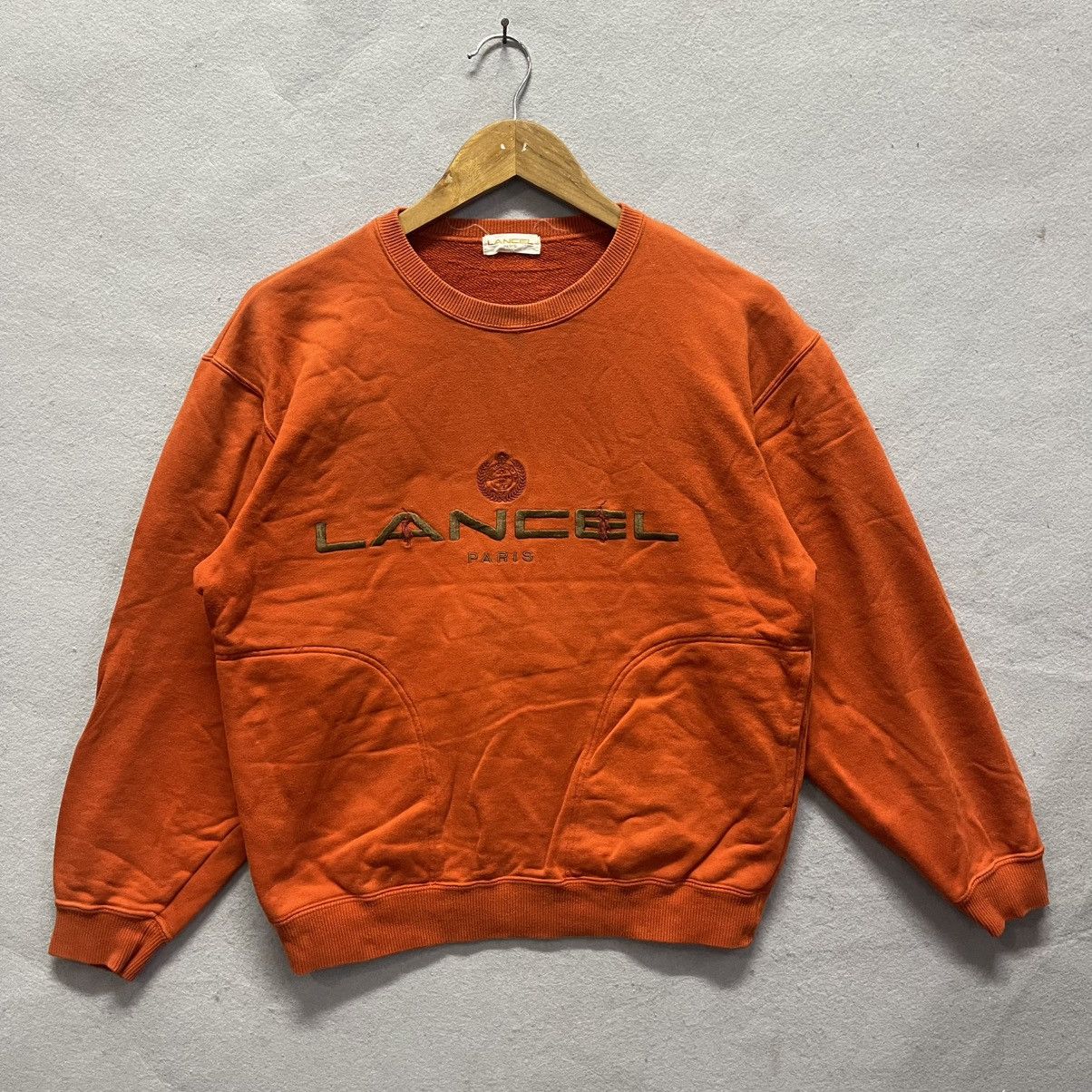 Lancel Vintage Lancel Paris Logo Sweatshirt (Made in Japan) Size US S / EU 44-46 / 1 - 1 Thumbnail