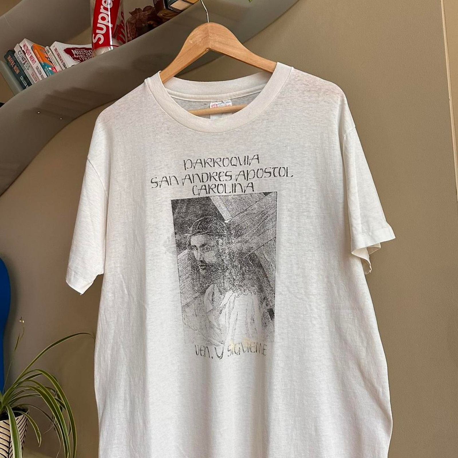 Hanes × Vintage Vintage Jesus Tee Size US L / EU 52-54 / 3 - 2 Thumbnail