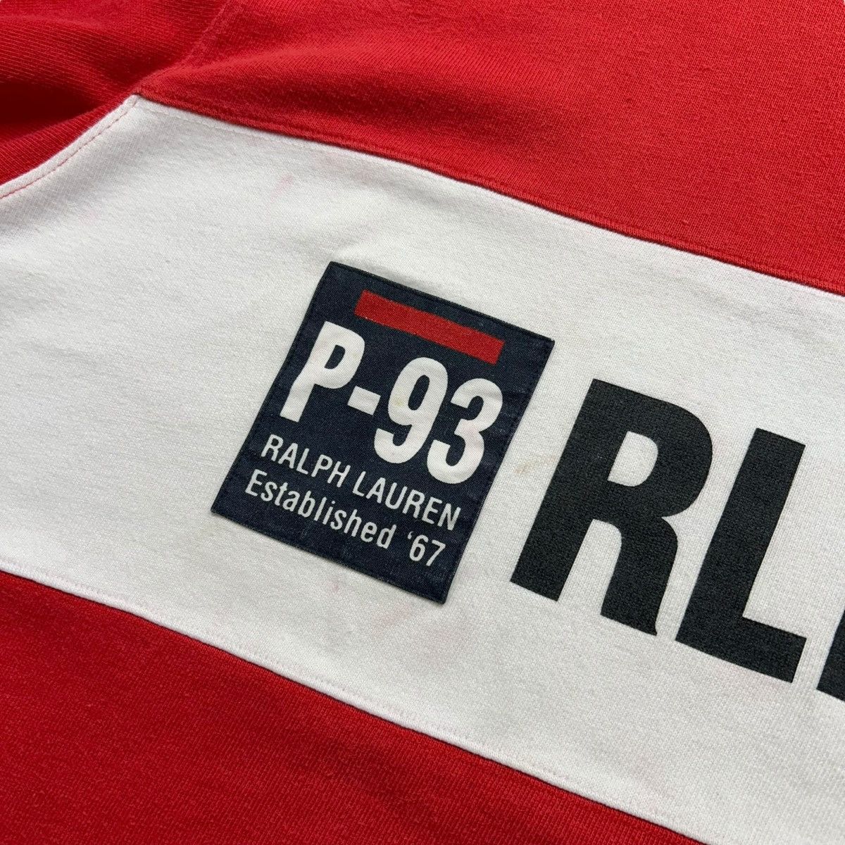 Polo Ralph Lauren VTG 90s POLO P-93 RLPC67 POLO SHIRT SHORT SLEEVE SIZE XL RED Size US XL / EU 56 / 4 - 6 Thumbnail